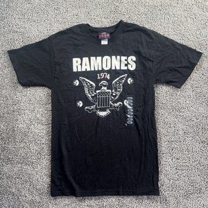 The Ramones tee Adult sz S deadstock 2005 Rock n roll band tee shirt Punk VTG